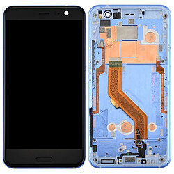 Wewoo Pour HTC U11 écran LCD bleu + tactile avec cadre Pièce détachée 