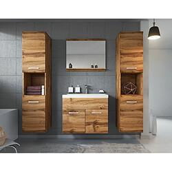 Auco Meuble de salle de bain Montreal xl 60 cm lavabo Wotan - Armoire de rangement Meuble lavabo evier Meubles