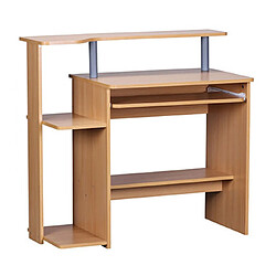 Mes Bureau informatique 90x90x94 cm naturel