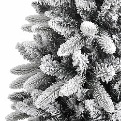 Acheter vidaXL Sapin de Noël artificiel avec neige floquée 150 cm PVC et PE