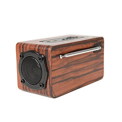 Acheter Yonis Enceinte Bluetooth Bois 1200mAh USB MP3 WMA