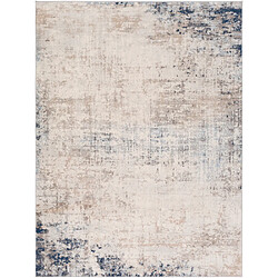 Surya ALIX - Tapis abstrait, Taupe et Gris - 160x216cm