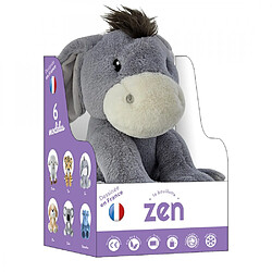 ZEN Bouillotte peluche déhoussable 25cm + sachet lavande - Ane Gris