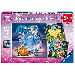 Ravensburger Disney : Puzzle Princesses (3 x 49 piAces) 