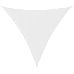 vidaXL Voile de parasol tissu oxford triangulaire 6x6x6 m blanc