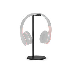 LUUCOZK Support portable en alliage d'aluminium - Support d'affichage pour casque de bureau - Noir