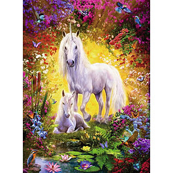 Ludendo Puzzle 500 pièces - La licorne et son poulain