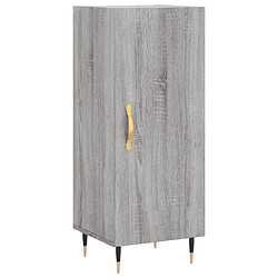 Maison Chic Buffet,Meuble de Rangement,commode pour salon,Cuisine Sonoma gris 34,5x34x90 cm Bois d'ingénierie -MN65592