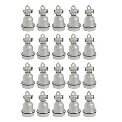 20x E27 étanche En Aluminium Ampoule Lampe Support De Lampe Douille Pour Vache Porcine Porte-lampe E27