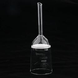 Glass Buchner Funnel avec filtration sous vide de laboratoire de filtration sur disque fritté 60ml G5