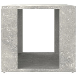 Acheter vidaXL Table de chevet Gris béton 41x40x36 cm Bois d'ingénierie