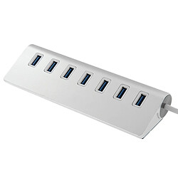 Acheter Wewoo Hub USB 3.0 Répartiteur USB en aluminium portatif à haute vitesse 5 ports USB 3.0 USB 3.0, support 2TB