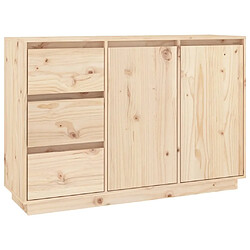 Maison Chic Buffet,Meuble de Rangement,commode pour salon,Cuisine 111x34x75 cm Bois massif de pin -MN13470