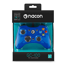 Acheter Nacon - Manette de jeu Bleu 2 moteurs de vibrations Nacon pour PC GC-100XF