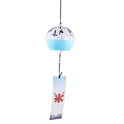 windchime de verre de style japonais suspendus bénédiction cloches carillons éoliens à la maison 7