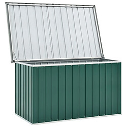 Helloshop26 Coffre boîte meuble de jardin rangement vert 149 x 99 x 93 cm 02_0013127 