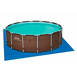 Acheter Piscine Hors Sol Tubulaire Bestway Power Steel Ronde Ø427x122 cm Épurateur à Cartouche Bâche, Échelle