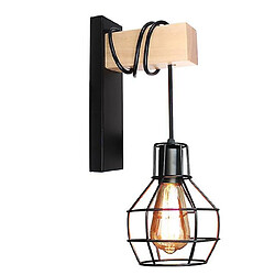 Universal Vintage Vintage Lampe murale Applique murale industrielle Lampe parasol Loft Café Bar Lampe réglable Lampe décorative LED (A) 