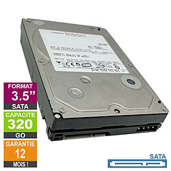 Disque Dur 320Go SATA 3.5 Hitachi HDT725032VLA380 7200rpm 8Mo - Reconditionné