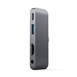 Satechi Hub Type-C pour iPad Pro 2018 en Aluminium Mobile Pro Gris