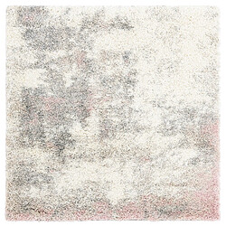 Hadorn Tapis shaggy 240x240 beige - rose Lachen Haze