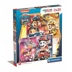 puzzle clementoni paw patrol 2x20pz [wzclet0uc024786] 