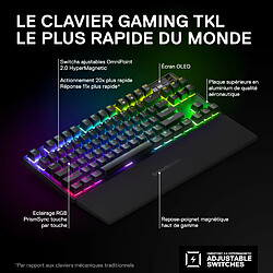 Avis Clavier sans fil Steelseries Apex Pro Tkl 2023 Disposition américaine