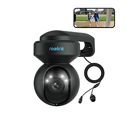 Reolink Caméra de Sécurité 5MP 2.4/5 GHz WiFi Extérieur,Pan/Tilt,Zoom optique 3X,Vision nocturne couleur, Noir 