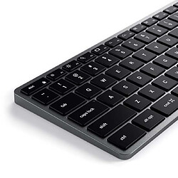 Acheter Satechi Clavier SLIM X3 Bluetooth USB-C QWERTY Rétroéclairé avec Pavé Numérique Gris