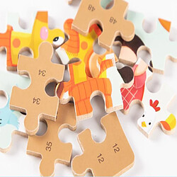 Universal Puzzles en bois, jouets pour enfants, dessins animés, animaux, puzzles en bois, éducation de la petite enfance, jouets d'apprentissage.