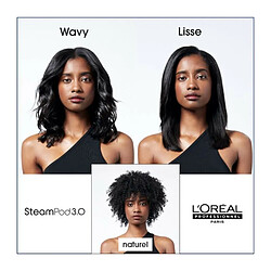 L'Oreal Professionnel Lisseur à cheveux L'Oréal Paris E3141800 Blanc/Noir 2 en 1 Blanc