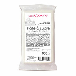 Scrapcooking Pâte à sucre blanche 100 g 