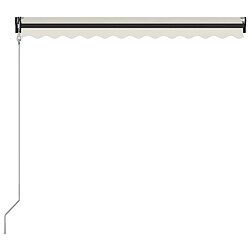 Acheter vidaXL Auvent rétractable automatique 300x250 cm Crème