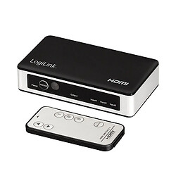 LogiLink HD0044 HDMI Switch 3x1-Port, 4K/60 Hz, HDCP, HDR, CEC, RC (HD0044)