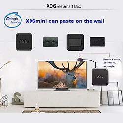 X96 Mini TV Box Android 7.1.2 Amlogic S905W Quad Core WiFi Lecteur 2K + 16G 4K