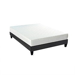 Bellecour Ensemble Absolu Ensemble ABSOLU 140x200 cm | Matelas Mémoire de forme + Sommier Bois