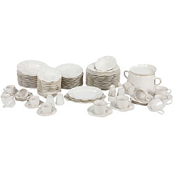 Hanah Home Service de table en porcelaine Valerie 82 pièces.