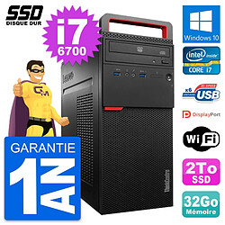 PC Tour Lenovo ThinkCentre M700 Intel i7-6700 RAM 32Go SSD 2To Windows 10 Wifi · Occasion 