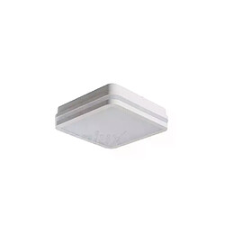 Kanlux Plafonnier LED 18W étanche IP54 carré côté 220mm Blanc - Blanc Naturel 4000K