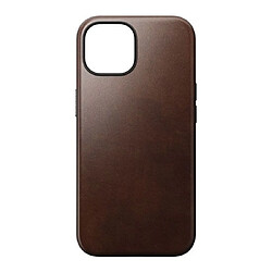 Nomad Coque Modern en cuir Horween pour iPhone 15 Marron 