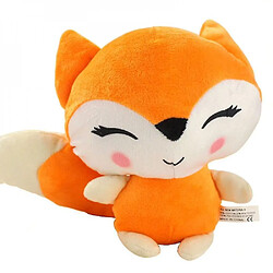 Universal Animaux en peluche 24 cm renard kawaï jouets en peluche poupées animaux en peluche douces oreillers de luxe anniversaire cadeaux de noël enfants enfants(Jaune) pas cher