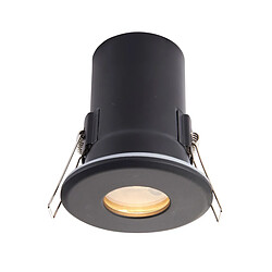 Saxby Downlight Encastrable Peinture Noir Mat IP65