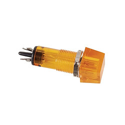 Perel Voyant carre 11.5 x 11.5mm 12v orange 