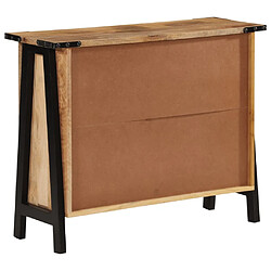 Maison Chic Commode Buffet - Meuble de rangement 88x30x69 cm bois massif de manguier -GKD69607 pas cher