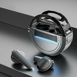 Gx-9 Bluetooth 5.3 Casque Réduction Du Bruit Basse Musique Écouteur Casque De Jeu Sans Fil Gris 