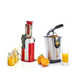 Senya Set Extracteur de jus rouge Healthy Juicer et Presse agrumes électrique avec bras levier Vitamin Ready