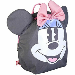 Sac à dos enfant Minnie Mouse Gris (9 x 20 x 25 cm) 