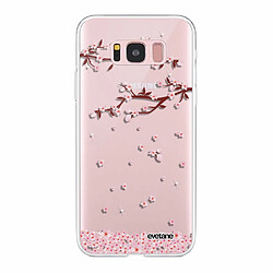 Evetane Coque Samsung Galaxy S8 Plus 360 intégrale avant arrière transparente Coque Samsung Galaxy S8 Plus 360 intégrale transparente Chute De Fleurs Tendance Evetane.