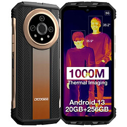 Telephone portable incassable DOOGEE V31 GT 6.58"FHD+ 20Go+256Go batterie 10800mAh-66W Smartphone débloqué 50MP+24MP+8MP - Or