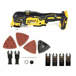 DeWalt DCS 355 N Oscillateur sans fil Multitool 18 V Brushless + 29 pces accessoires + 4x lames - sans batterie, sans chargeur 